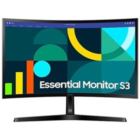 Monitor Curvo Samsung Essential Monitor S3 S24D366GAU/ 24"/ Full HD/ Preto