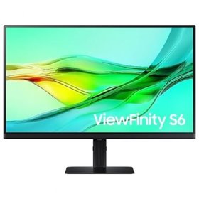 Monitor profissional Samsung ViewFinity S6 S27D600UAU 27" QHD, altura ajustável, preto