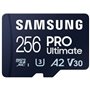 Cartão de memória microSD XC Samsung Pro Ultimate 256 GB com adaptador/ Classe 10/ 200 MBs