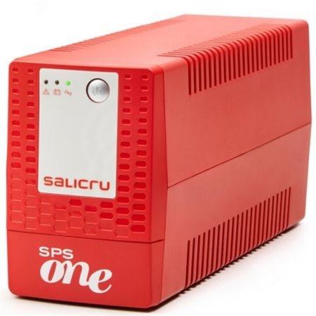 UPS de linha interativa Salicru SPS 500 ONE IEC/ 500VA-240W/ 4 saídas/ Formato torre