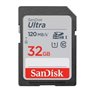 Cartão de memória SanDisk Ultra 32GB SD HC UHS-I - SDXC/ Classe 10/ 120 MB