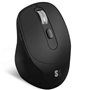 Mouse ergonômico sem fio Subblim Comfort Ergo com bateria dupla e Bluetooth/ 2,4 GHz/ Bateria recarregável/ Até 2400 DPI/ Preto