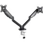 TooQ DB5132TNR-B Suporte de mesa para monitor duplo/giratório/inclinável/até 9 kg