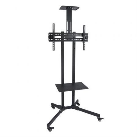 TooQ FS1470M-B Suporte de chão ajustável/inclinável para TVs de 37 a 70 polegadas/até 50 kg