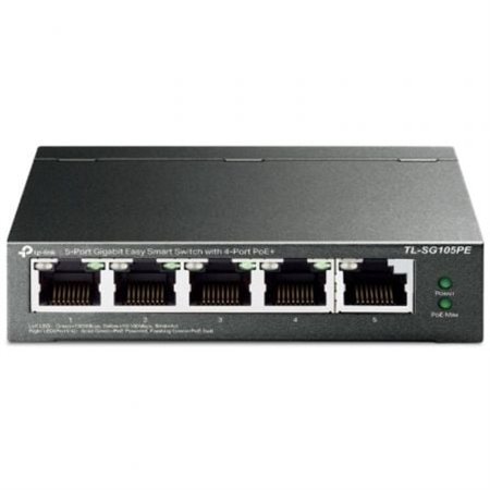 Switch TP-Link TL-SG105PE 5 Portas/RJ-45 10/100/1000 PoE