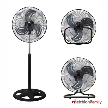 Ventoinha Industrial 3 Em 1 45W Ø45cm 3 Velocidades Mfamily