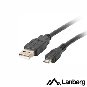 Cabo Usb-A 2.0 Macho / Micro Usb Macho 1.8M Lanberg
