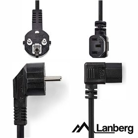 Cabo Alimentação Iec C13 Fêmea 90º 1.8M Lanberg