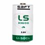 Pilha Lítio LS33600 3.6V 17000mAh SAFT