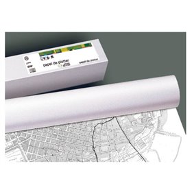 Rolo de Papel Fabrisa Plus para Plotter 90gr - Medidas 914mm x 50m