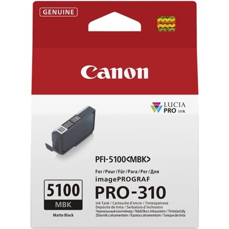 Canon PFI5100 Preto Mate Tinteiro Original PFI5100MBK/6951C001