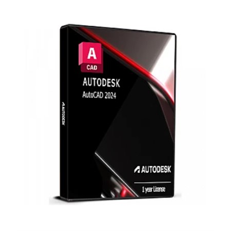 Autodesk AutoCAD 2024 ESD 1 Ano - 1 PC - Chave de Ativação