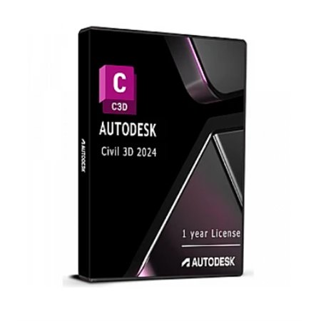 Autodesk Civil 3D 2024 ESD 1 Ano - 1 PC - Chave de Ativação