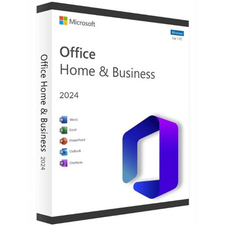 Microsoft Office 2024 Home & Business Conta MS - Inclui caixa com Chave de Activação