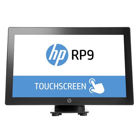 HP RP9 G1 Retail System, Celeron G3900, RAM 4GB, SSD 120GB M.2, 15.6" HD, Touchscreen (Pé genérico)