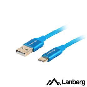 Cabo Usb-A 2.0 Macho / Usb-C Macho 1.8M Azul Lanberg