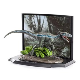 Figura a coleção nobre tesouros selecionáveis mundo jurássico azul