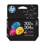 HP 302XL/304XL Cores Tinteiro Original B7RT8AE/F6U67AE/N9K07AE