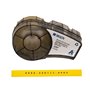 Brady M21-187-C-342-YL Fita de Etiquetas Original Termo Retráteis PermaSleeve Texto Preto sobre Fundo Amarelo Largura 8,51