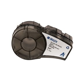Brady M21-750-595-WT Fita de Etiquetas Original Vinil Texto Preto sobre Fundo Branco Largura 19,05mm x 6,4m
