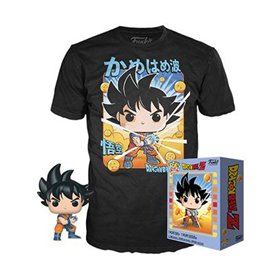 Pop & Tee Dragon Ball Z Goku Kamehameha Funko + Camiseta Tamanho L Ut - 56667L