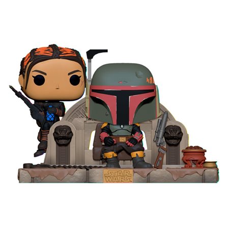 Funko Pop Moment Star Wars O Mandaloriano Boba Fett e Fennec Shand 58391