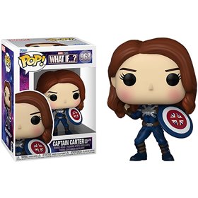Funko Pop Marvel E se o Capitão Carter Stealth Suit 58653