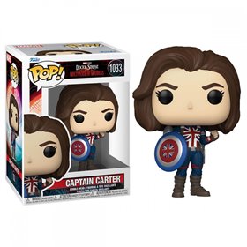 Funko Pop Marvel Doutor Estranho Multiverso da Loucura Capitão Carter 62408