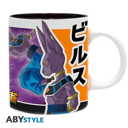 Caneca abystyle dragon ball super - beerus vs goku