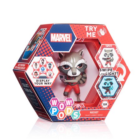 figura uau! pod marvel guaxinim