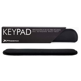 Descanso de pulso para teclado ergonômico preto Descanso de pulso para teclado ergonômico preto