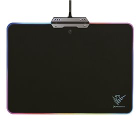 Mousepad para jogos Factor - xpad rgb preto Mousepad para jogos Factor - xpad rgb preto