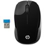 Mouse hp óptico 200 sem fio 1000dpi preto