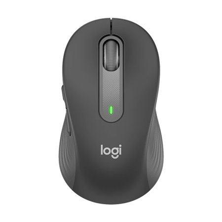 Mouse mouse logitech m650 médio óptico sem fio grafite sem fio