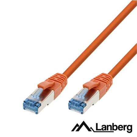 Cabo S/Ftp Lszh Cat6A 15M Laranja Lanberg