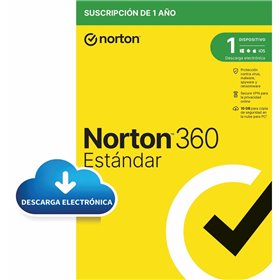 Antivírus norton 360 standard 10gb espanhol 1 usuário 1 dispositivo 1 ano esd electronica drmkey gum