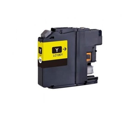 Brother LC12E Tinteiro Amarelo - Compatível