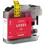 Brother LC223/LC221 Tinteiro Magenta - Compatível