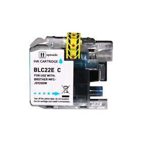 Brother LC22E Tinteiro Cyan - Compatível