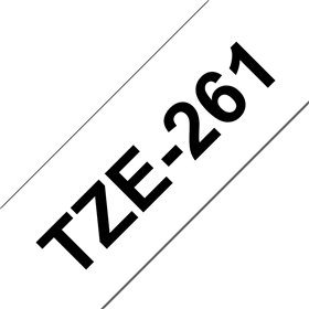 Brother TZe261 Cinta Laminada de Etiquetas - Compatível
