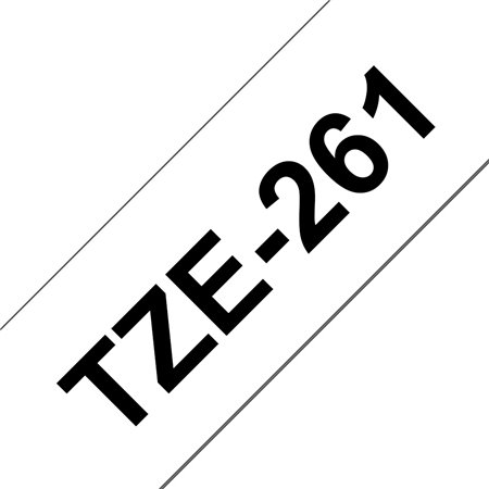 Brother TZe261 Cinta Laminada de Etiquetas - Compatível