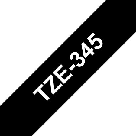 Brother TZe345 Cinta Laminada de Etiquetas - Compatível