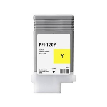 Canon PFI120 Tinteiro Amarelo Pigmentado - Compatível