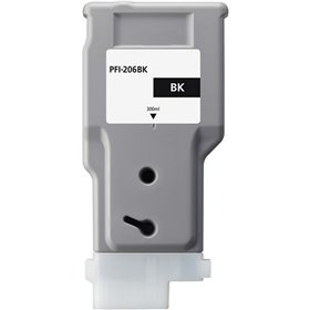 Canon PFI206 Tinteiro Preto Pigmentado - Compatível